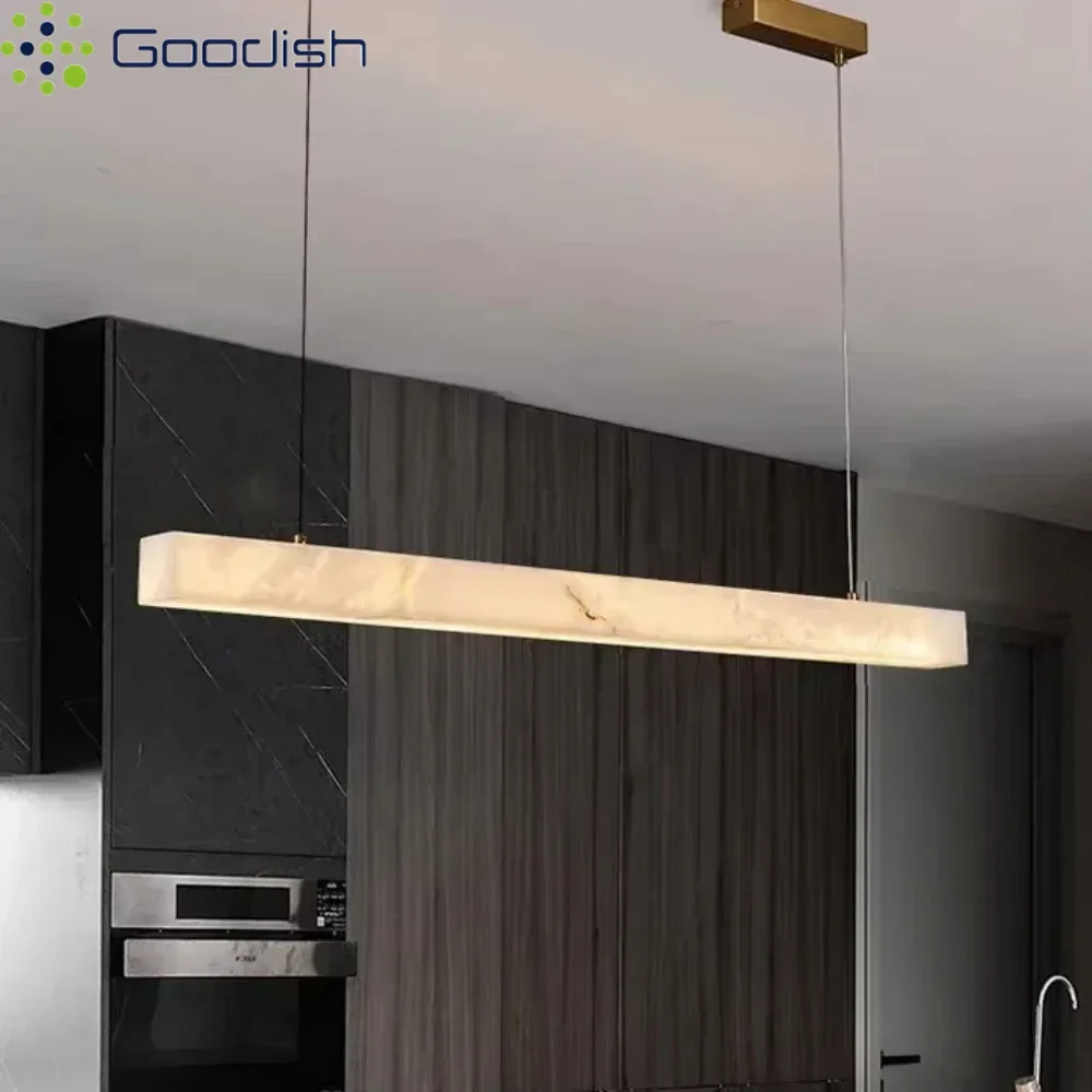 

Современные минималистичные светодиодные подвесные светильники в форме длинной стойки, художественные подвесные светильники для гостиной, столовой, зала, украшения дома, люстры