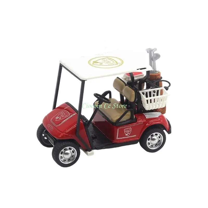 X90F 1 36 Scale Golf Cart Model With Pull Back Action For Desktop Display And Collectible