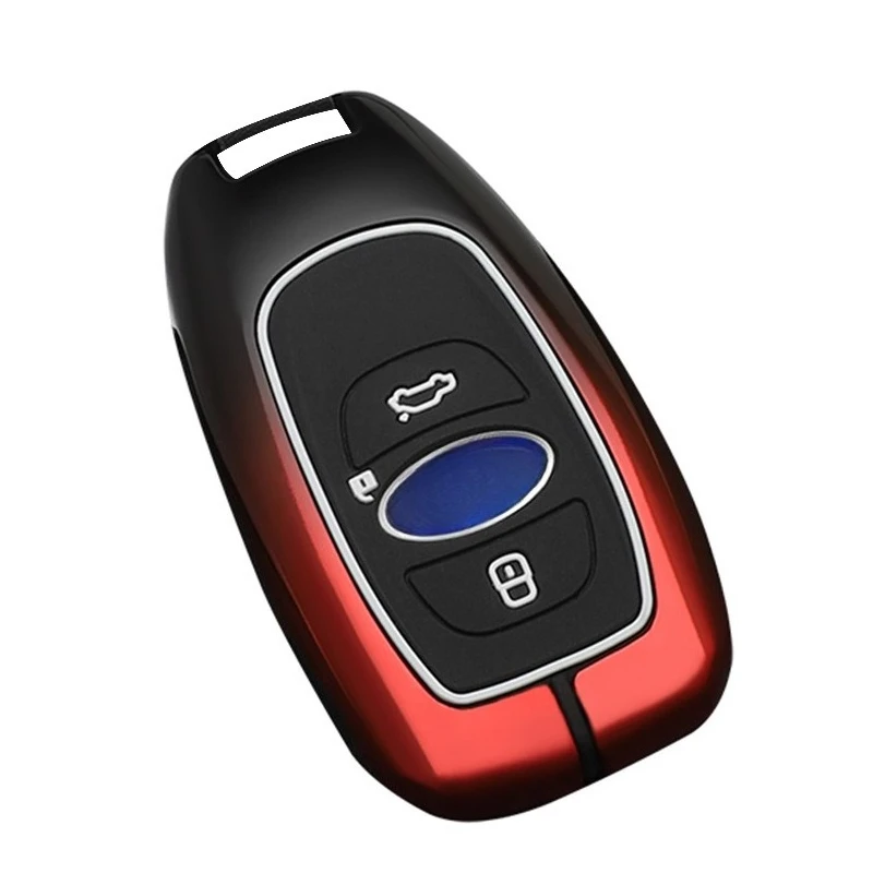 

Premium Zinc Alloy Key Cover Case for Subaru Forester/Outback/XV/Legacy/BRZ/Crosstrek - Protective Key Fob Shell Key Bag Chain