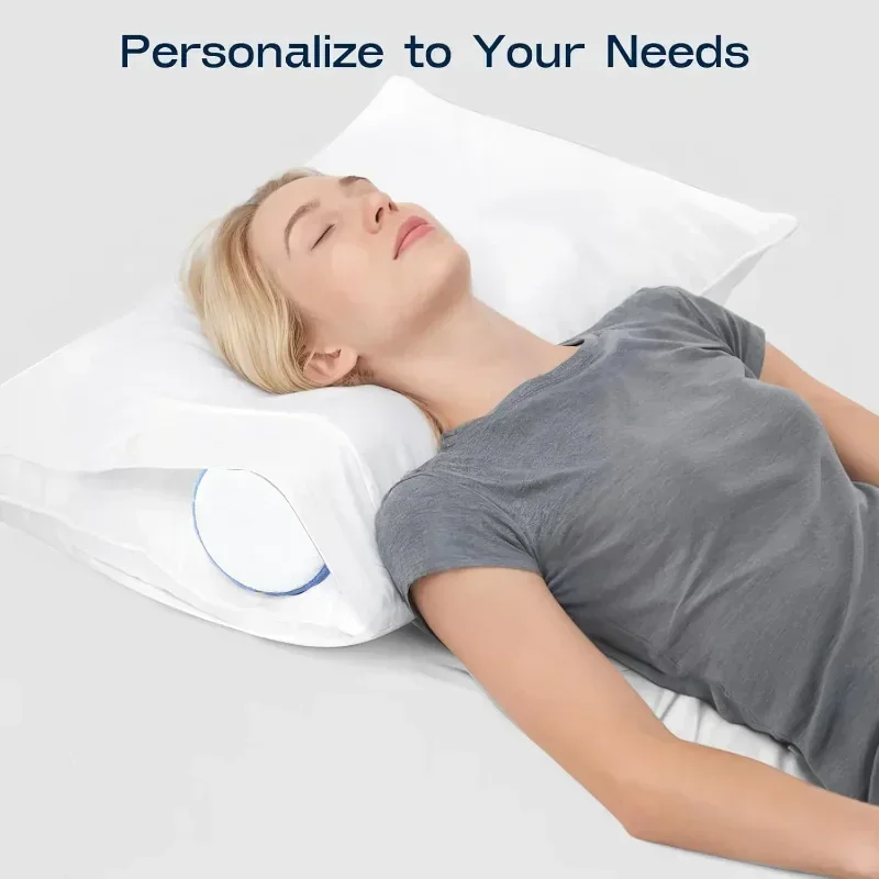 Round Head Pillow Slow Rebound Soft Memory Slepping Pillows Core Cylindrical Pillow, Multifunctional Relax Pillow for Leg Waist
