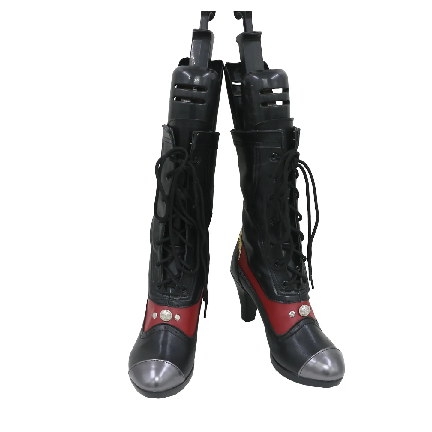 Love And Deepspace Female Hunter Cosplay Shoes Silverwings Heroine Black Boots Customized Women Halloween Party Role Play Shoes