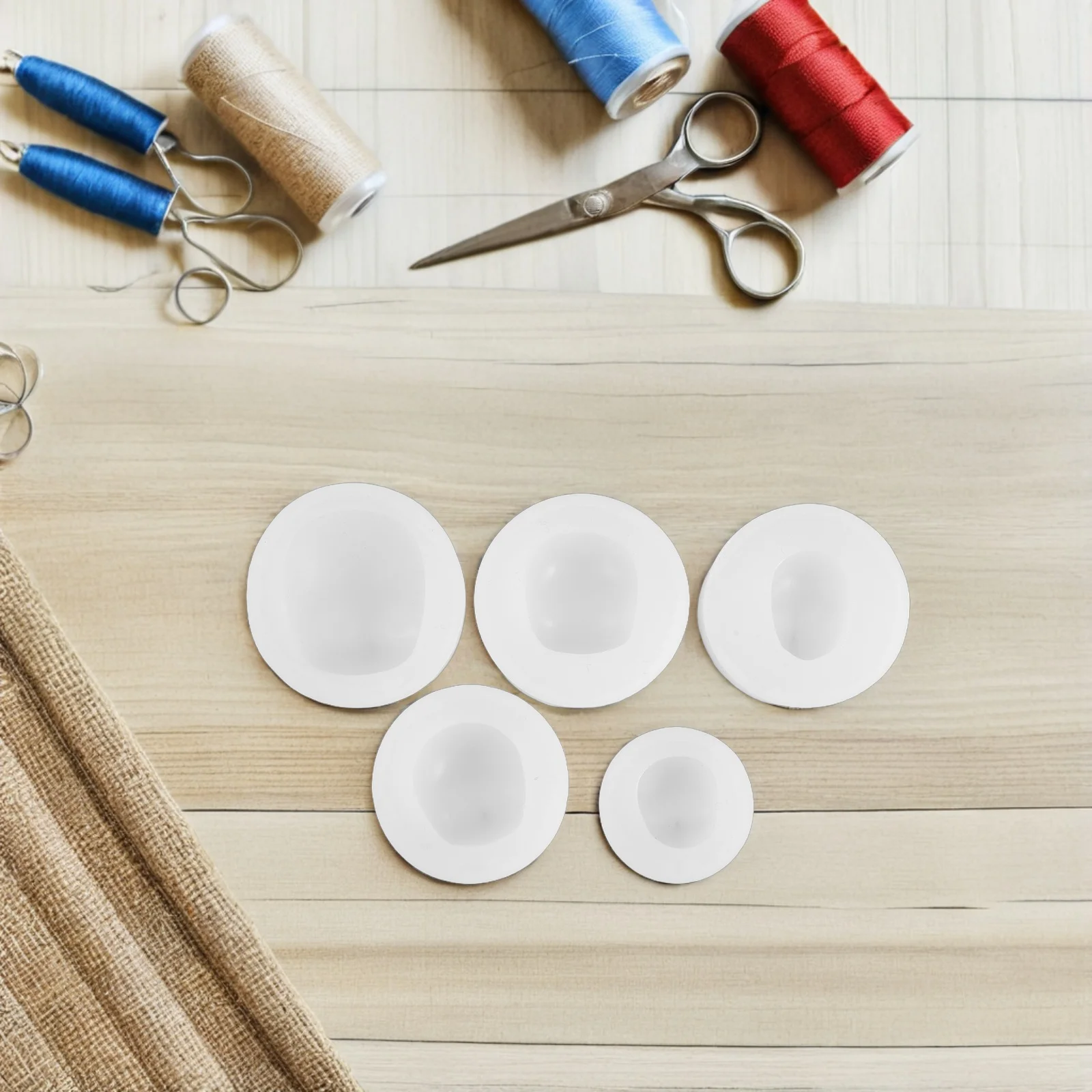

5pcs Face Silicone Molds for Lightweight Clay Craft Tool Epoxy Resin Baby Mold Durable Flexible Precision Detail