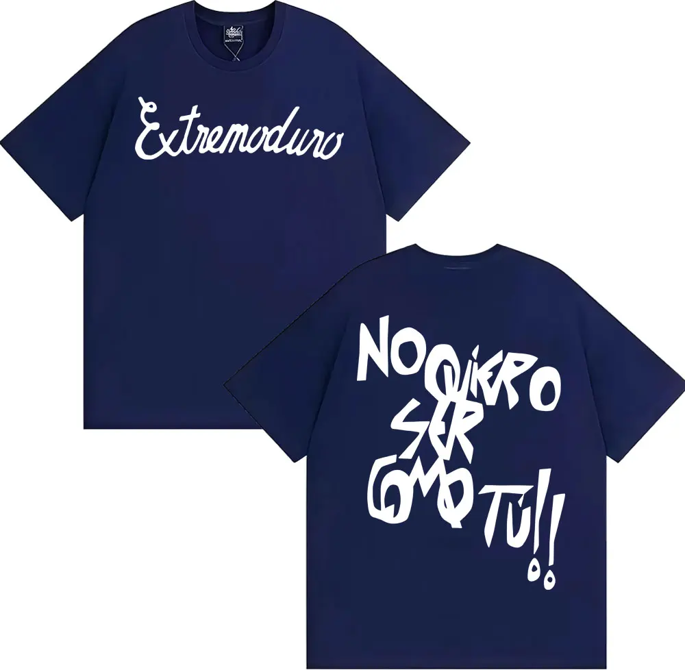 Rock Band Extremoduro Album Printed T-shirts Men Women High Quality Loose 100% Cotton T Shirt Fashion Trending Oversized T-shirt