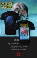 T-shirt Men's Hip Hop Rock Band Malevolent Creation Cotton Oversized T-shirt Unisex Men Women Summer Short Sleeve Tee Casual Top