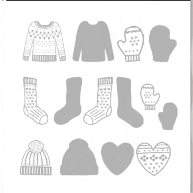 家族楽しい DIY ツール炭素鋼切削ダイスホリデースタンプクラフト装飾プロジェクト 15UB