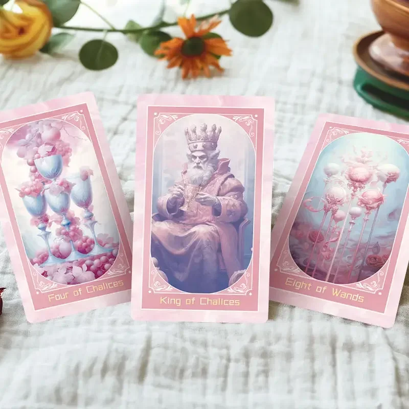 Prophecy Diving Deck Family Party Board Game Destiny Pink Love For Beginners Tarot Card Diving Collector Gifts Toys Playing