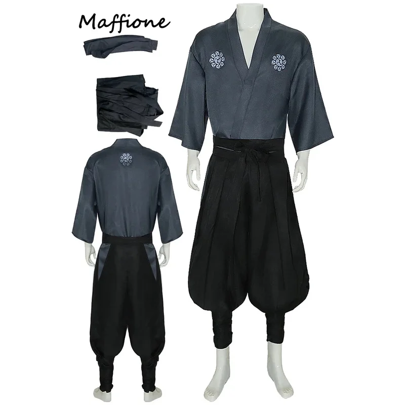 Miyamoto Musashi Cosplay Men Fantasy Costume Disguise Adult Roleplay Fantasia Outfits Male Halloween Cloth