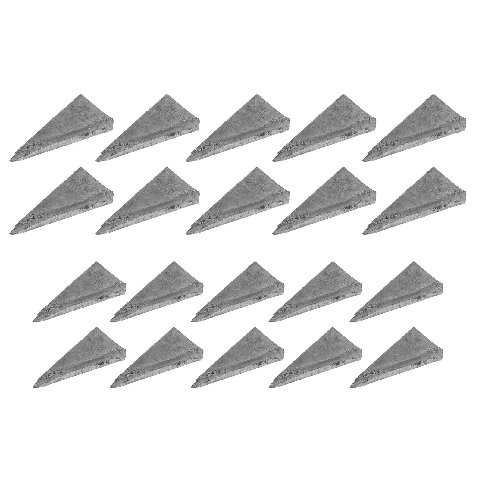 

20 Pcs Hammer Wedge Tool Repair and Maintenance Axe Handle Install Supplies Splitting Wedges Iron Metal