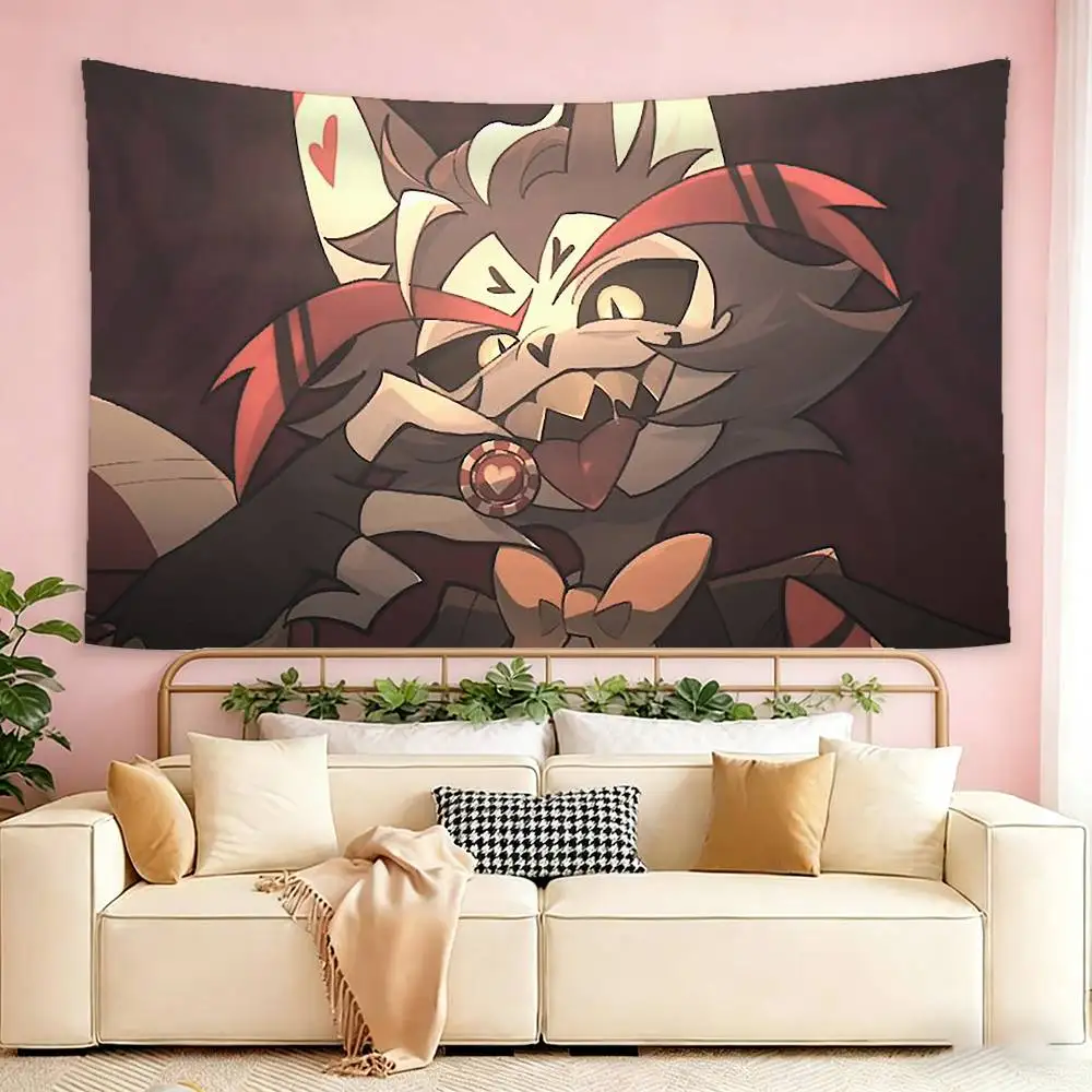 Husk Anime Character  Flags Suitable For Party Club Outdoor Interior Wall Decoration Banner Fans Gift