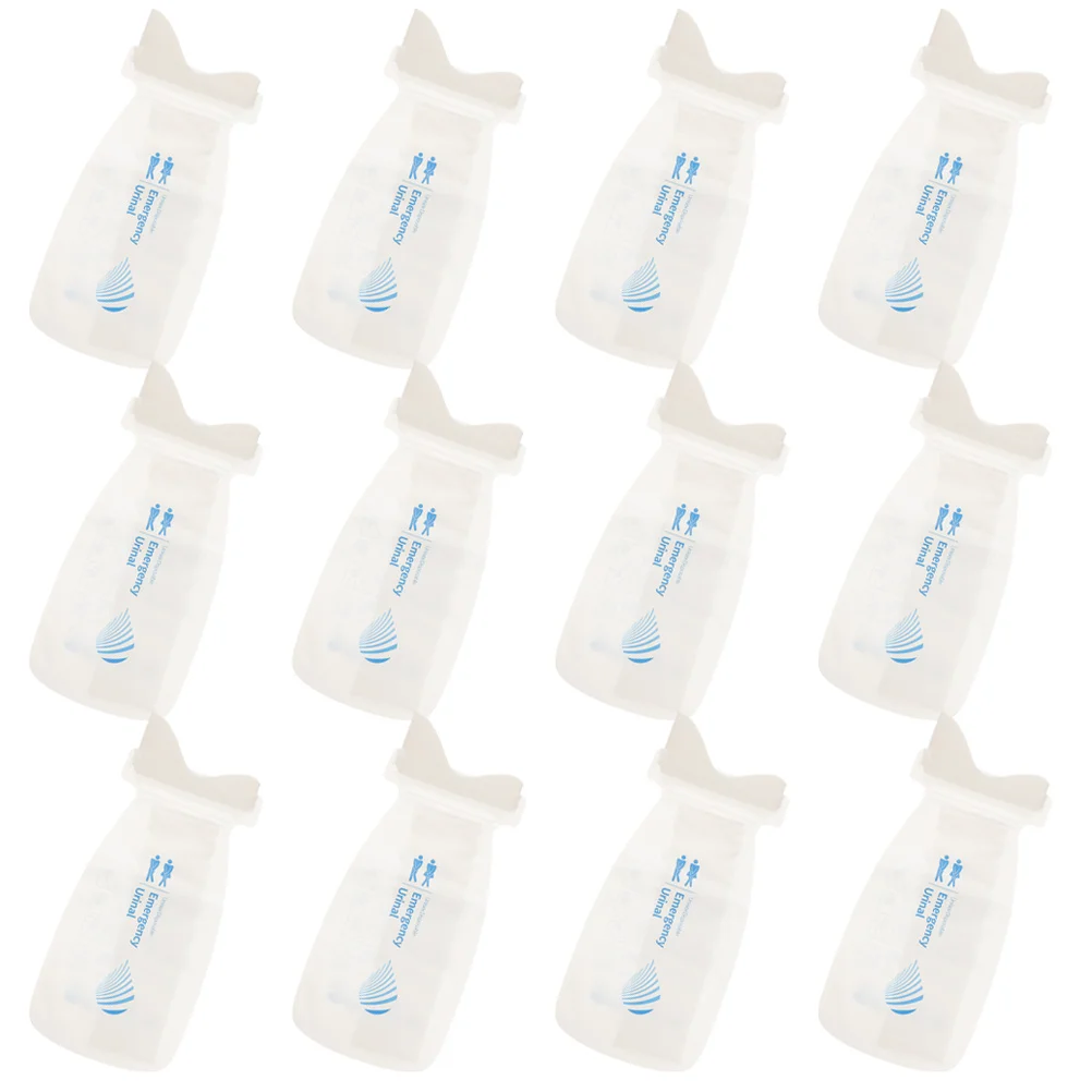 12 Pcs Car Urine Bag Urination Holders Portable Pee Bags Collection Pouches The Female Urinal Travel Urinals for Men and Women