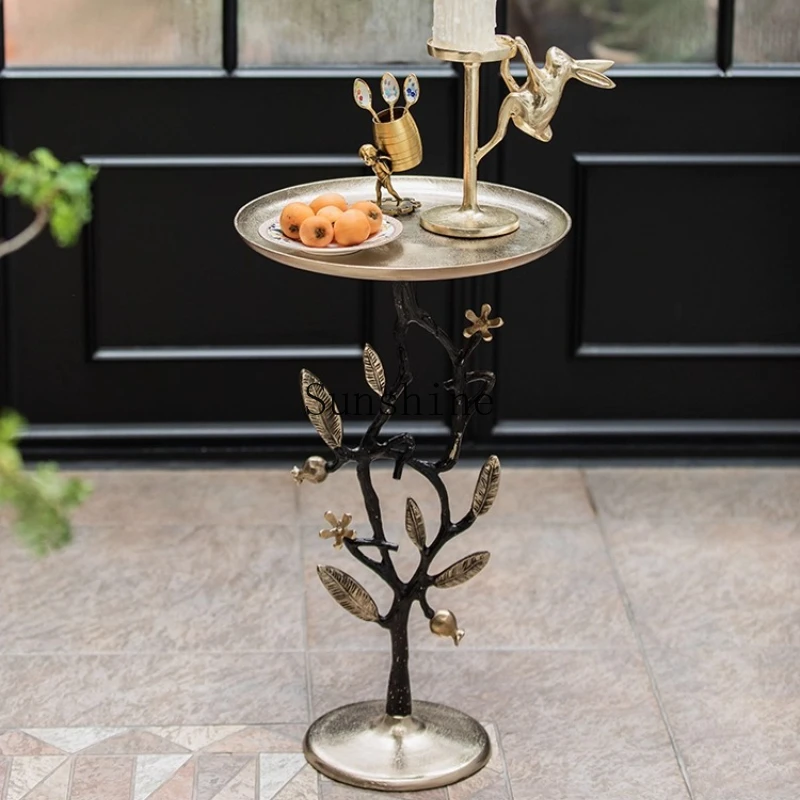 

Living room retro storage corner few simple home sofa aluminum edge few