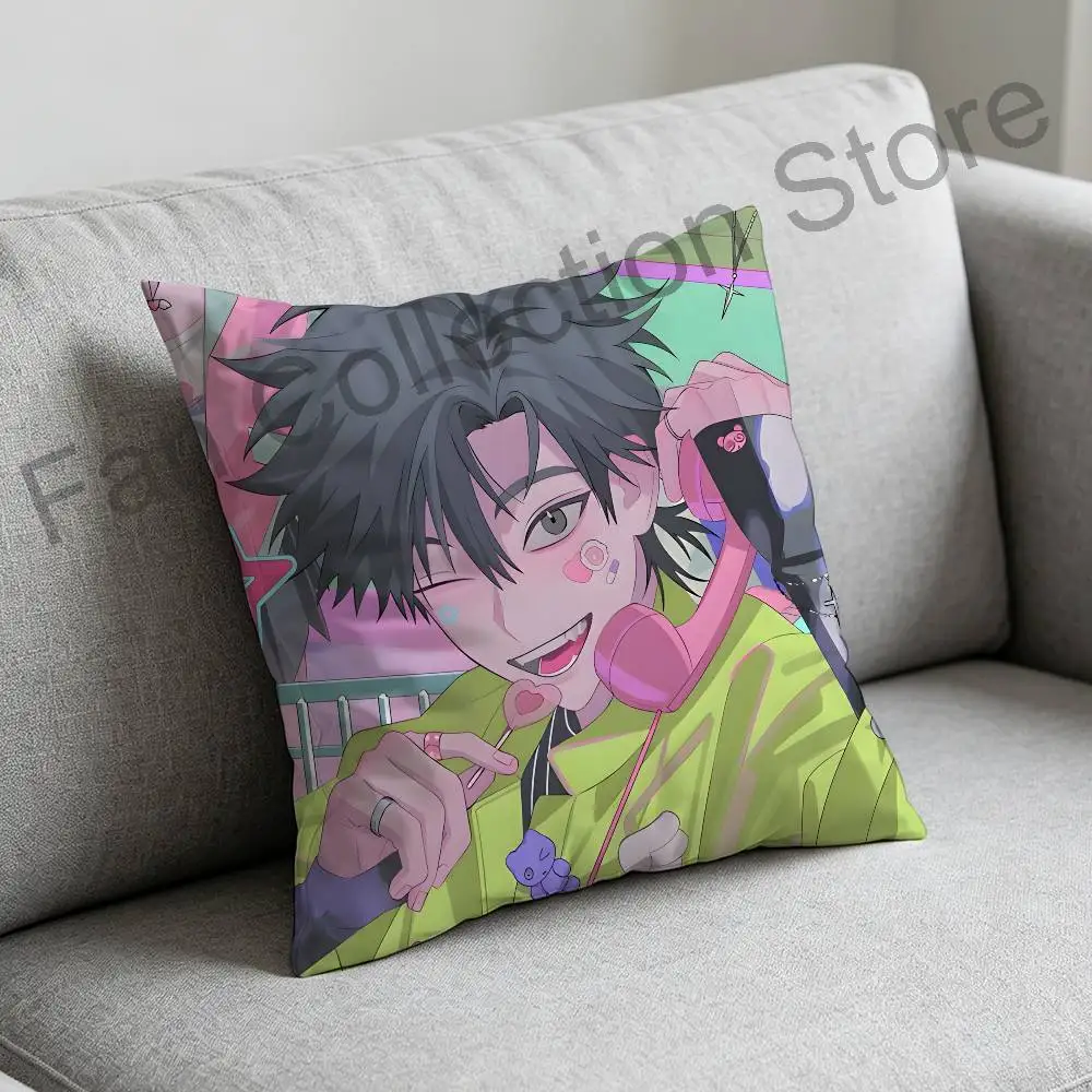 I-link Anime C-Click Pillow Case For Sofa Decor Car Office Room Printing Cushion Cover Decorations and Protector