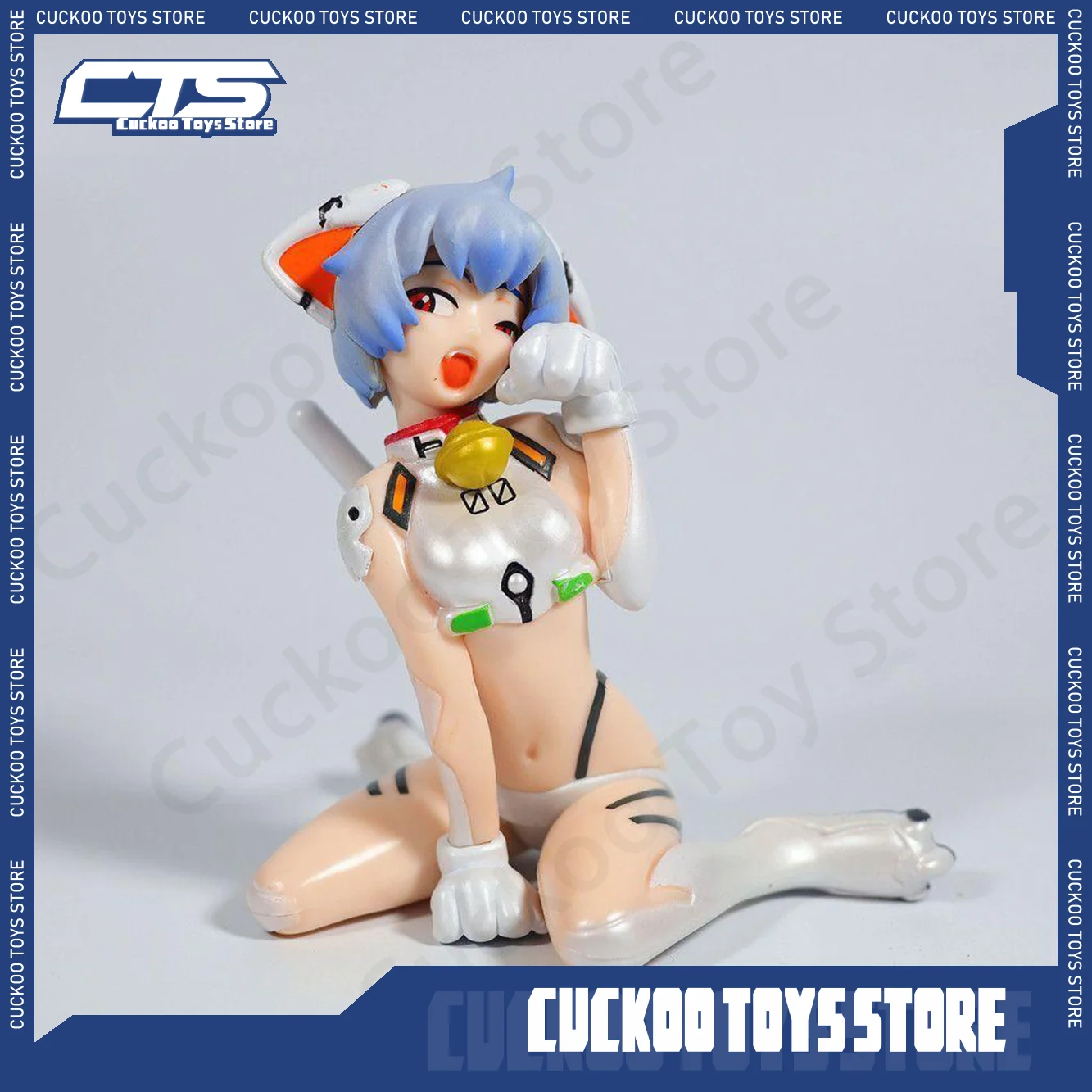 Model Kit Evangelion - Figura de Acción de Anime Rei