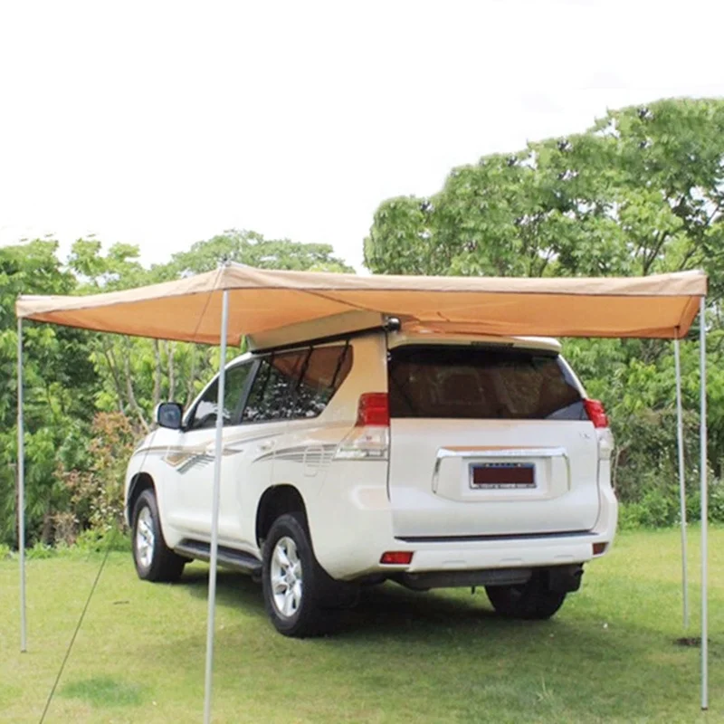 

2M 4x4 Outdoor Camping Car Awning Waterproof Folding Car Top Side Awning on Sale,Car Awning