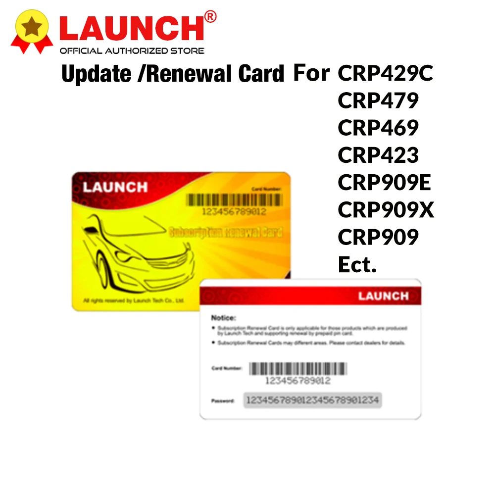 LAUNCH X431 Pin card software update card support for X431 CRP429C CRP479 CRP469 X431 CRP423 CRP909E CRP909 CRP909X