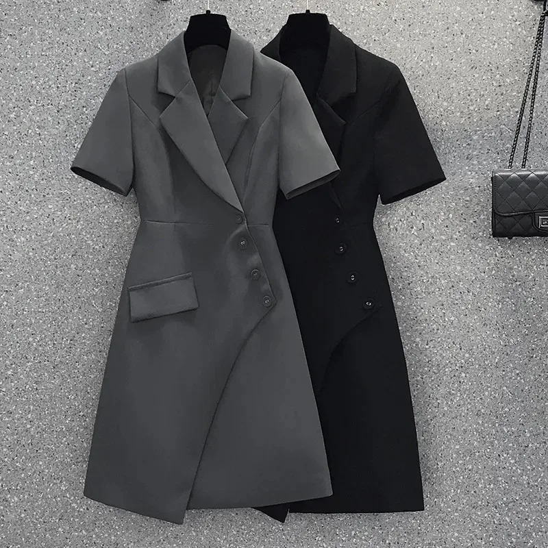 

Fashion Design Blazer Dresses Women's 2024 New Spring Summer Autumn High-End Suit Dress Slim Long Leisure Women's Suit Jacket