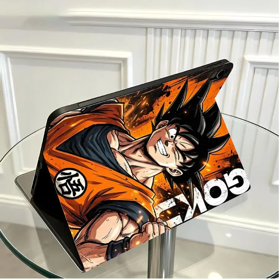 with Pencil Slot Case for Apple iPad Air 11 13 M4 M3 M2 A16 2026 Pro11 13 10th 7/8/9th Air 4/5/6th DBZ Goku