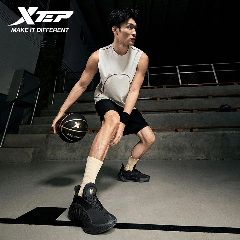 Xtep Sky 2.0 PU Basketball Shoes Sports For Men 2026 Practical Guard Winter New Combat Training Durable Sneakers 874119120009