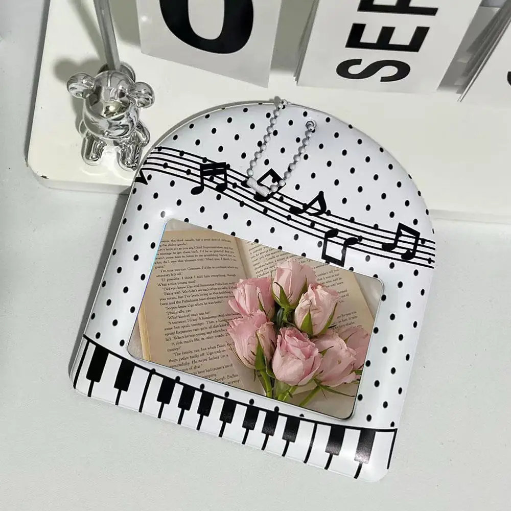 

Musical Note Wings Photocard Holder Idol Photo Card, Campus Card Storage Display Card Protective Sleeve Personalized Card Holder