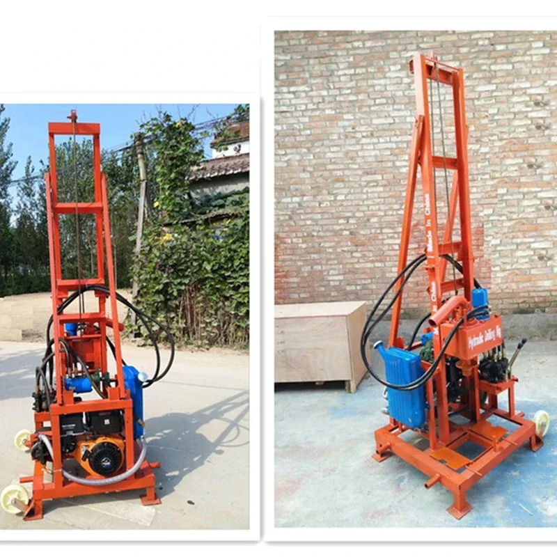 Portable Drill Top Lrvel Best Sell Water Well Drillrig Mini Truck Mounted Borehole Water Well Drilling Rig Boring Machine