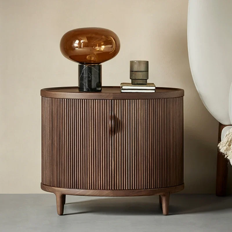 

Desk Drawer Bedroom Bedside Table Night Cabinet Narrow Living Room Side Bed Tables Cute Wood Storage Nachttisch Locker Coffee