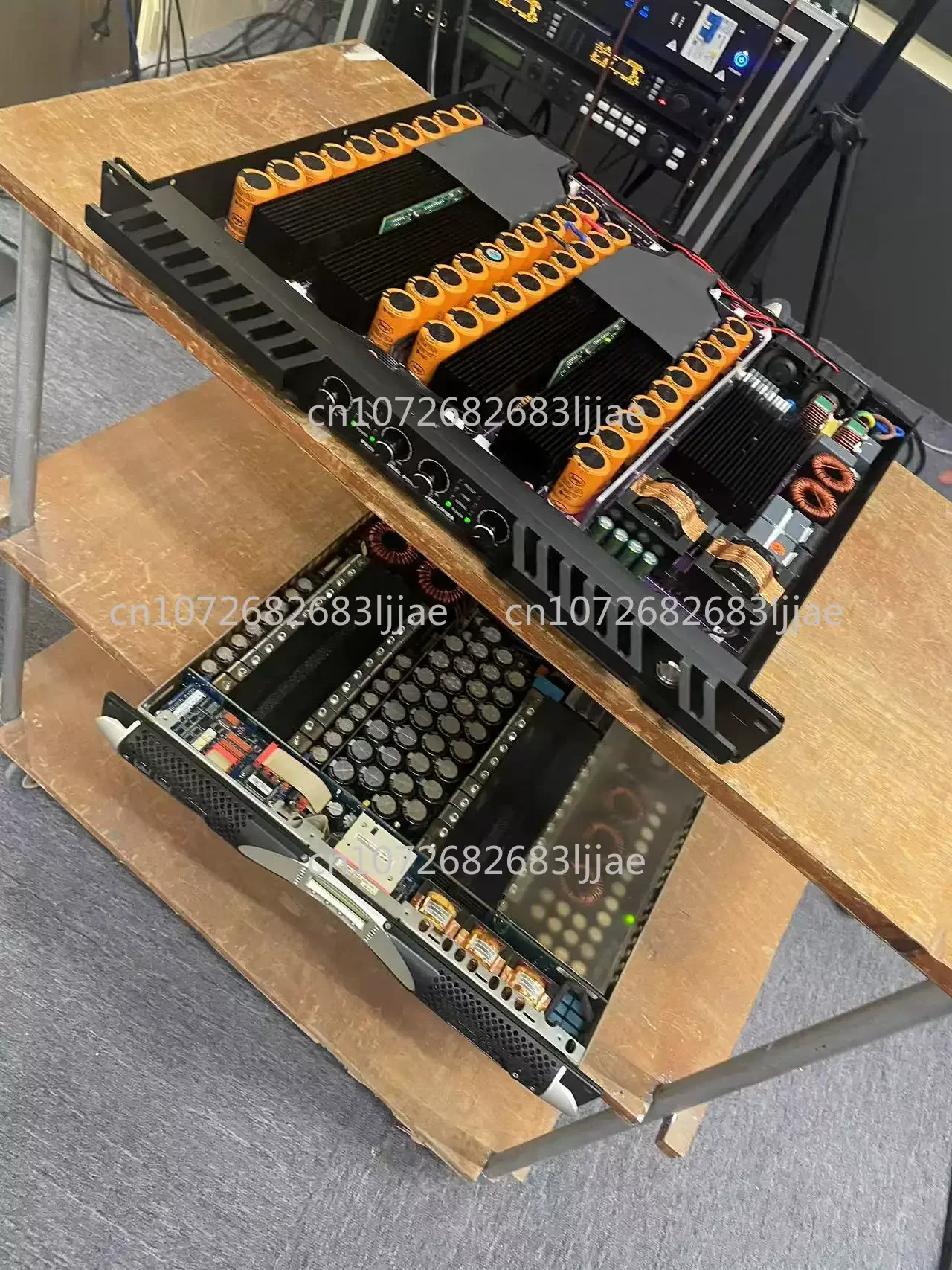 1U 4-Channel Class D Digital Power Amplifier with PFC Professional Audio Amplifier for Subwoofer Line Array Speaker