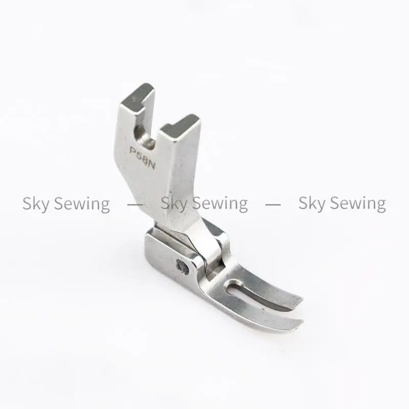 P58N Small Presser Foot 0.3 Flat Presser Foot High-Quality All Steel Narrow Presser Foot Sewing Machine Accessories