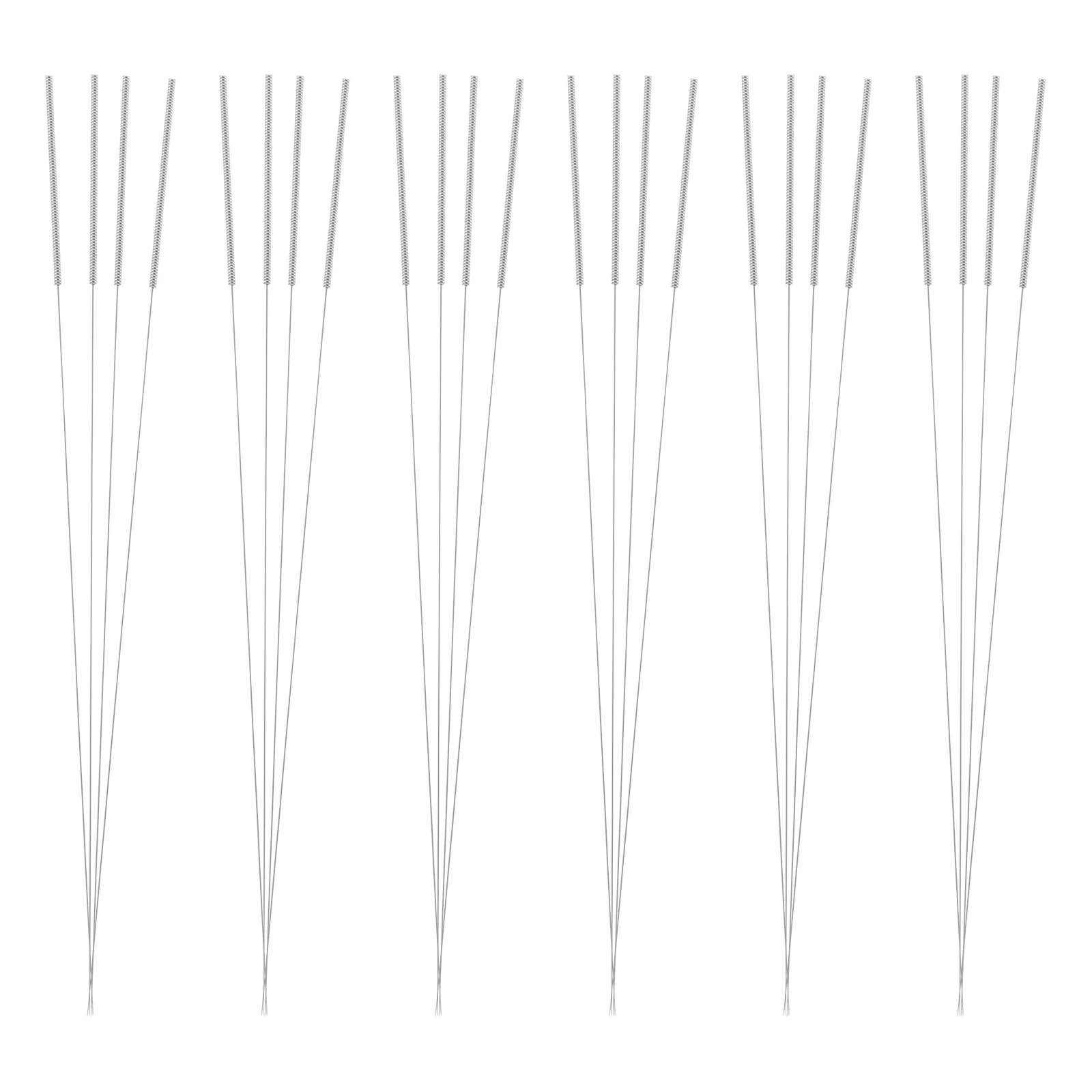 100Pcs Disposable Long Stainless Steel Needles Flexible Durable Massage Acupuncture Accessories