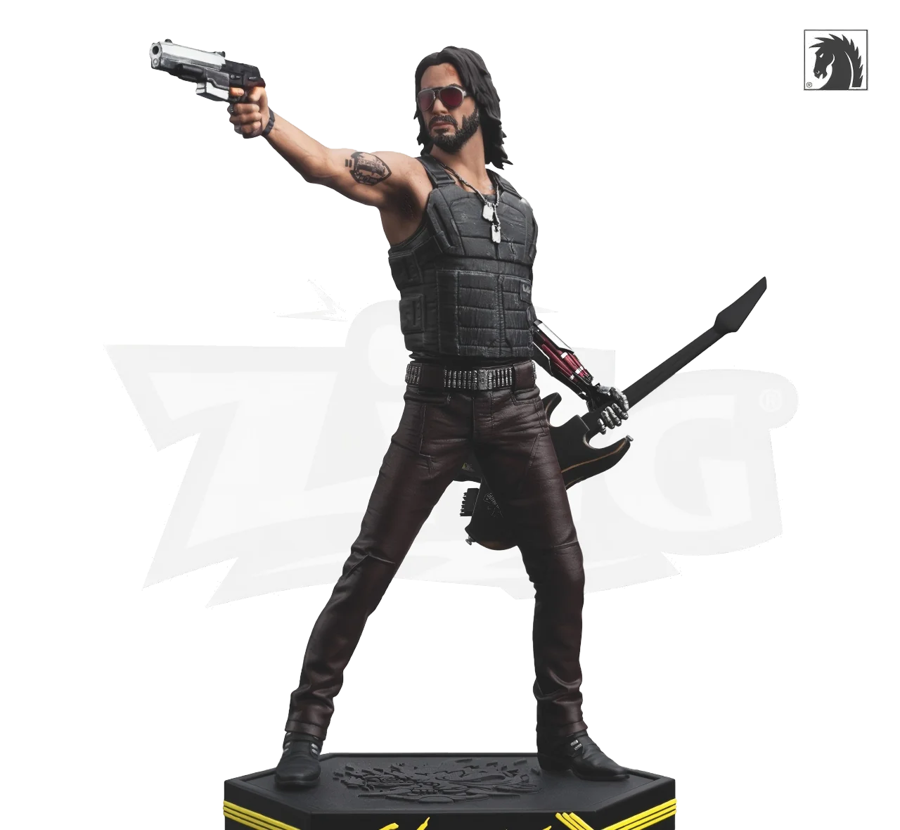 

‌Original ‌Brand New Dark Horse Deluxe Cyberpunk Johnny Silverhand Figure Model Statue Collectible Gift
