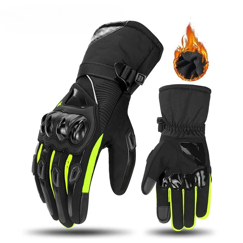 

Motorcycle Gloves Non-Slip Riding Gloves Waterproof Thermal Motorcycle Winter Gloves Knuckle Protection Sports Full Finger