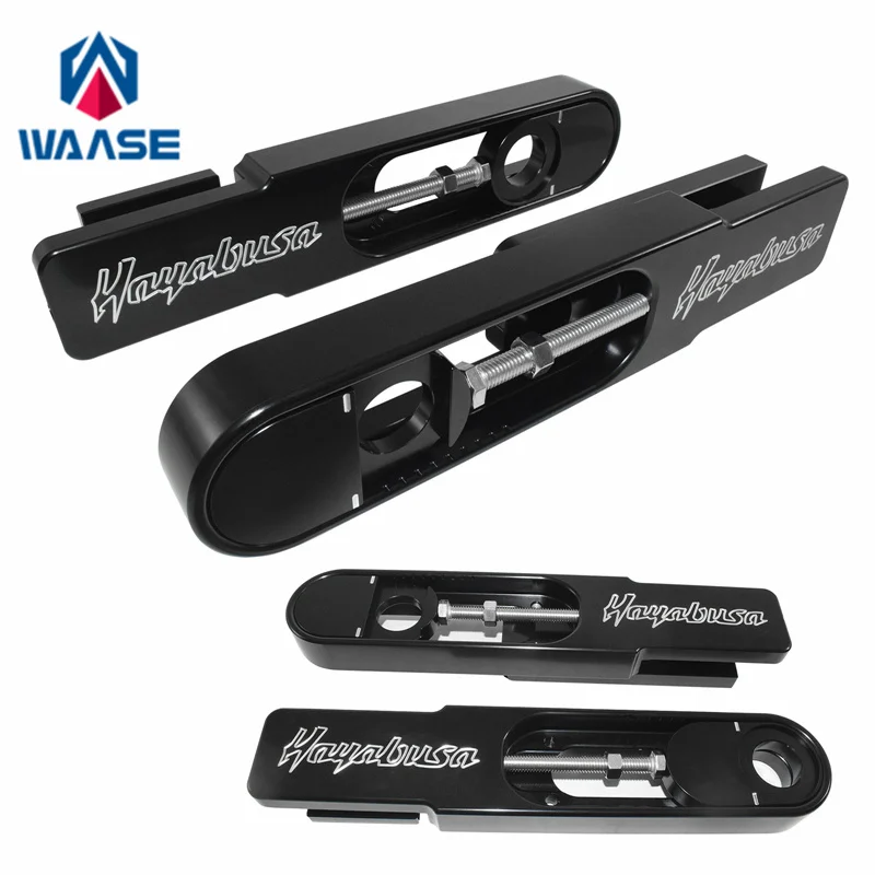 

waase For Suzuki Hayabusa GSXR1300 GSX1300R 2021 2022 2023 2024 Swingarm Extension Kit Chain Adjuster Swing Arm Extended