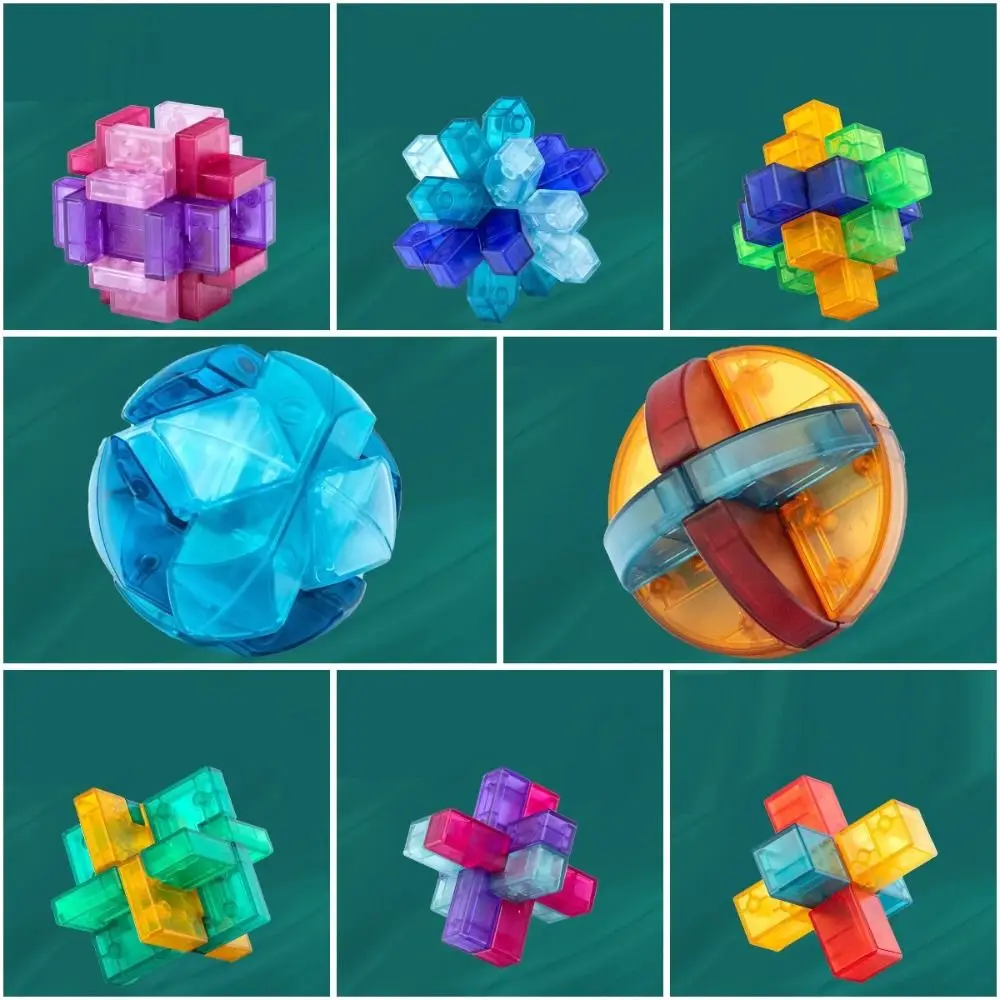 شفاف الذكاء دعابة الدماغ الألغاز فتح لعبة لوبان قفل كونغ مينغ قفل الدماغ دعابة الذكاء لوبان قفل هدايا الاطفال #3