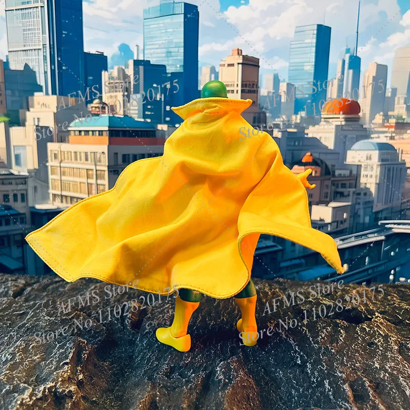 1/12 Scale Collectible Figure Vision Yellow Cloak Cosplay Anime Mutant Super Hero Clothes Fit 6Inch ML Action Figure Body view 2