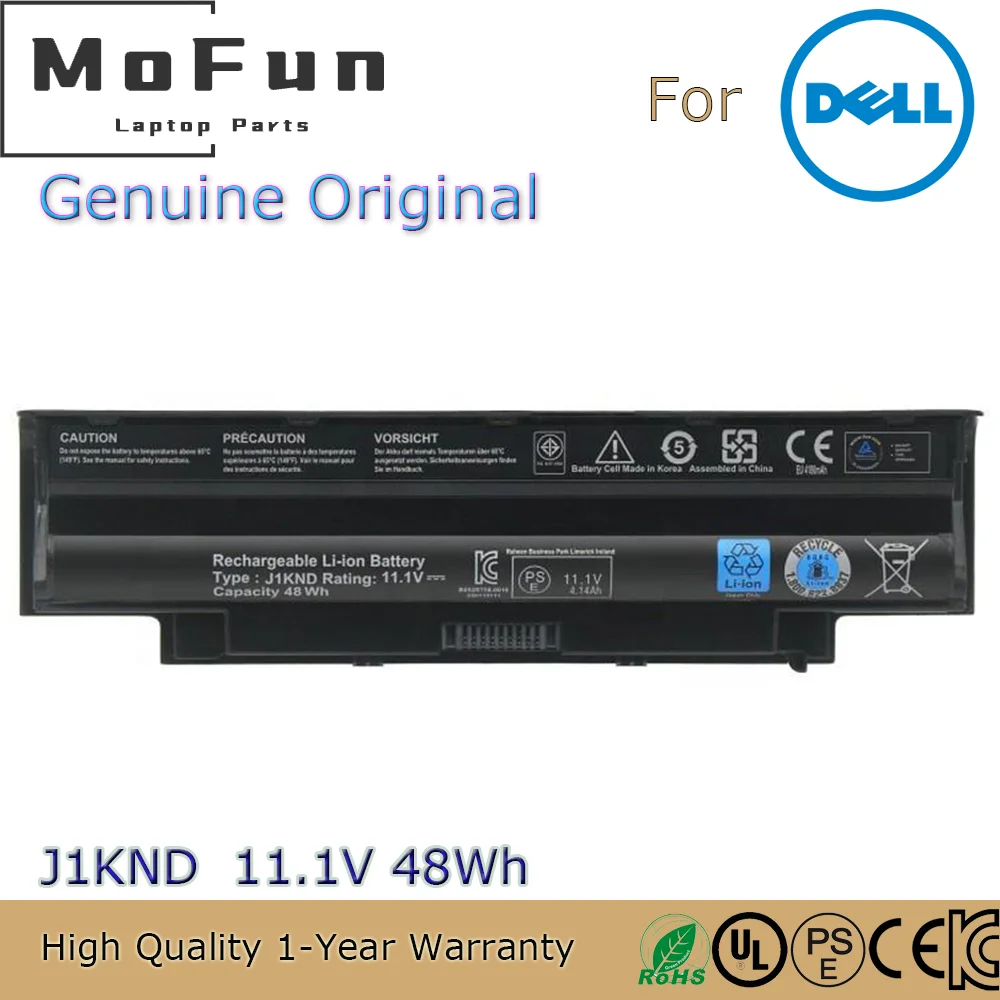 Brand New Original J1KND 11.1V 48Wh Laptop Battery for Dell Inspiron 13R 14R 15R N3010 N4010 N5010 N7010