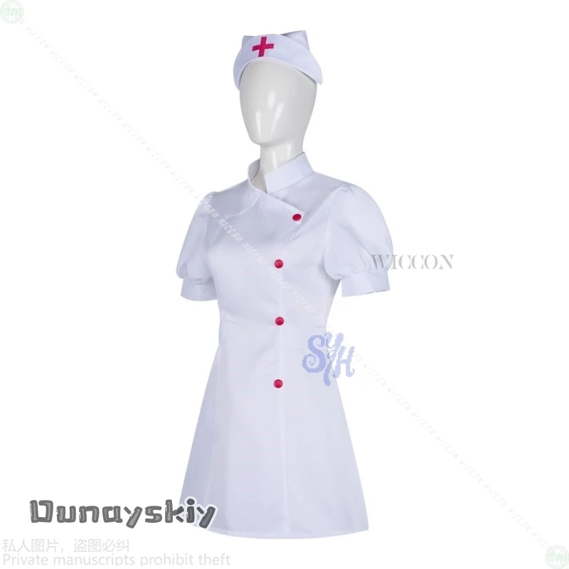 أنيمي لعبة مشروع Sekai تأثيري Mikuuu زي أرنب حفرة مثير ممرضة موحدة Jirai Kei فستان قصير قبعة الحلو هالوين تنكر