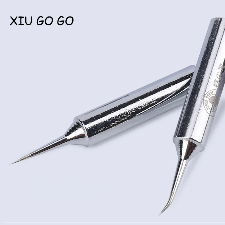 1PCS 900M Lead Free Soldering Iron Tip BGA Welding Tips 4mm diameter Extra sharp for PCB motherboard Precision welding dissolder