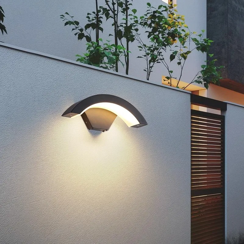 

Aluminum LED Wall Lamp Outdoor Motion Sensor Interior Wall Light Waterproof IP65 Garden Lights Street Corridor Stairs Lighting