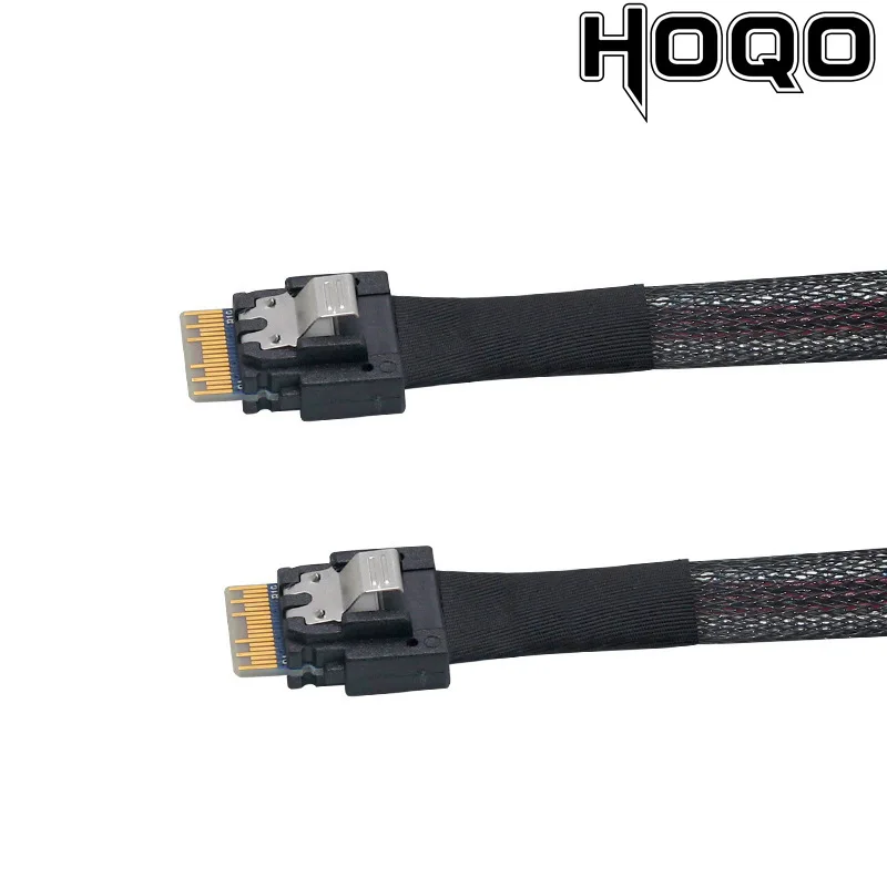 Mini SAS Cable SlimSAS cable SFF-8654 to SFF-8654 MiniSAS4.0 кабель для передачи данных