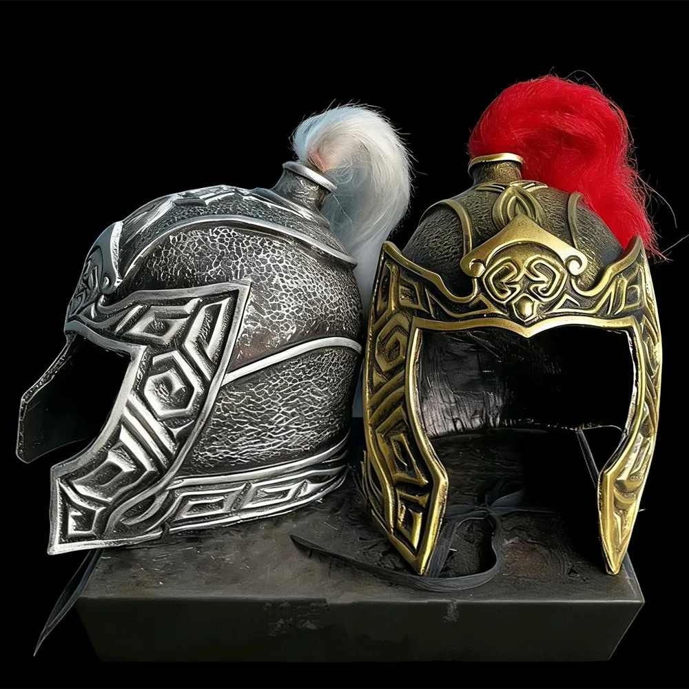 Foam Chinese Ancient Armor Hat For Men General Soldier Protective Helmet Warrior Cosplay