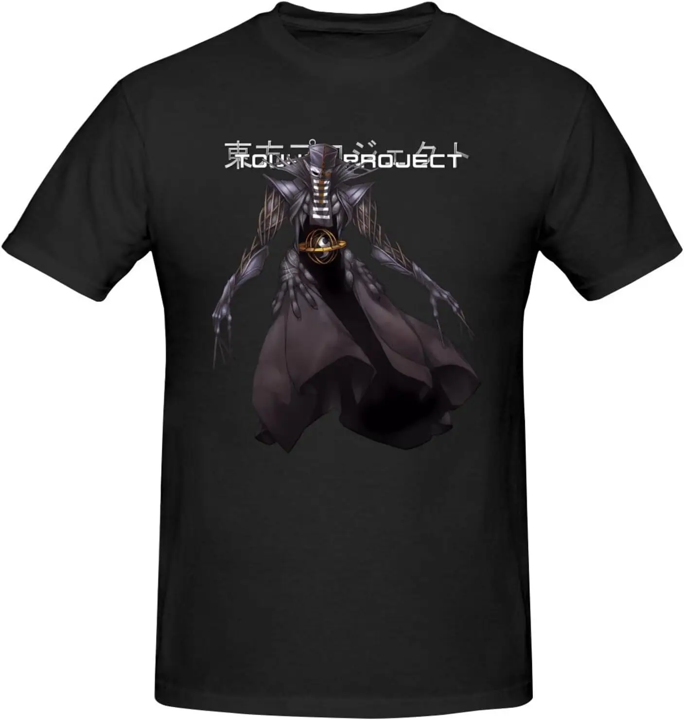 

Touhou Anime Project Shirt Men's Custom Breathable Cotton Short-Sleeved Tshirt Fashion Crew Neck Tees Tops Black
