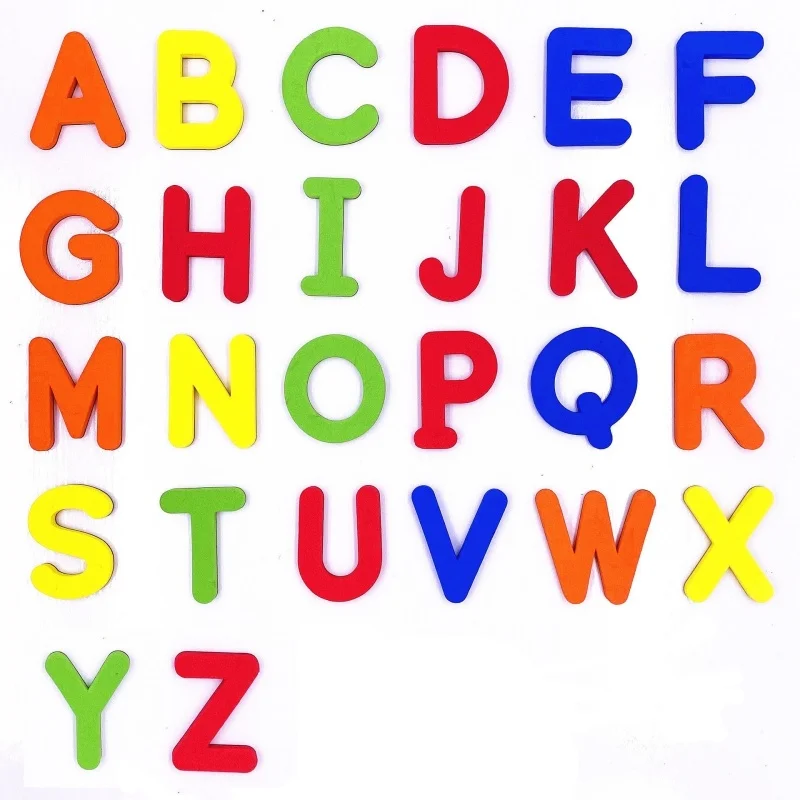 

26pcs Magnetic Letter Numbers Alphabet Fridge Magnets Colorful ABC 123 Educational Kids Learning Spelling Counting Education Toy