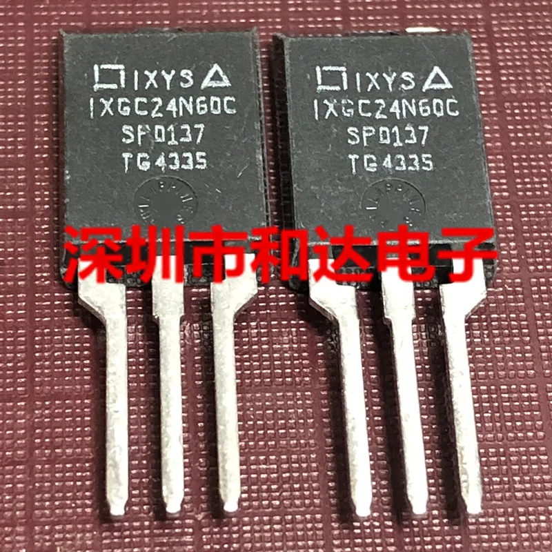 (2pieces)IXGC24N60C ISOPLUS220 600V 24A