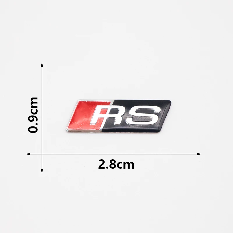 3D Alüminyum SLINE RS Rozeti Araba direksiyon Etiket Otomatik Amblem Dekorasyon Audi A4 A3 A5 A6 A7 A8 Q3 Q5 Q7 Q8 Aksesuarları