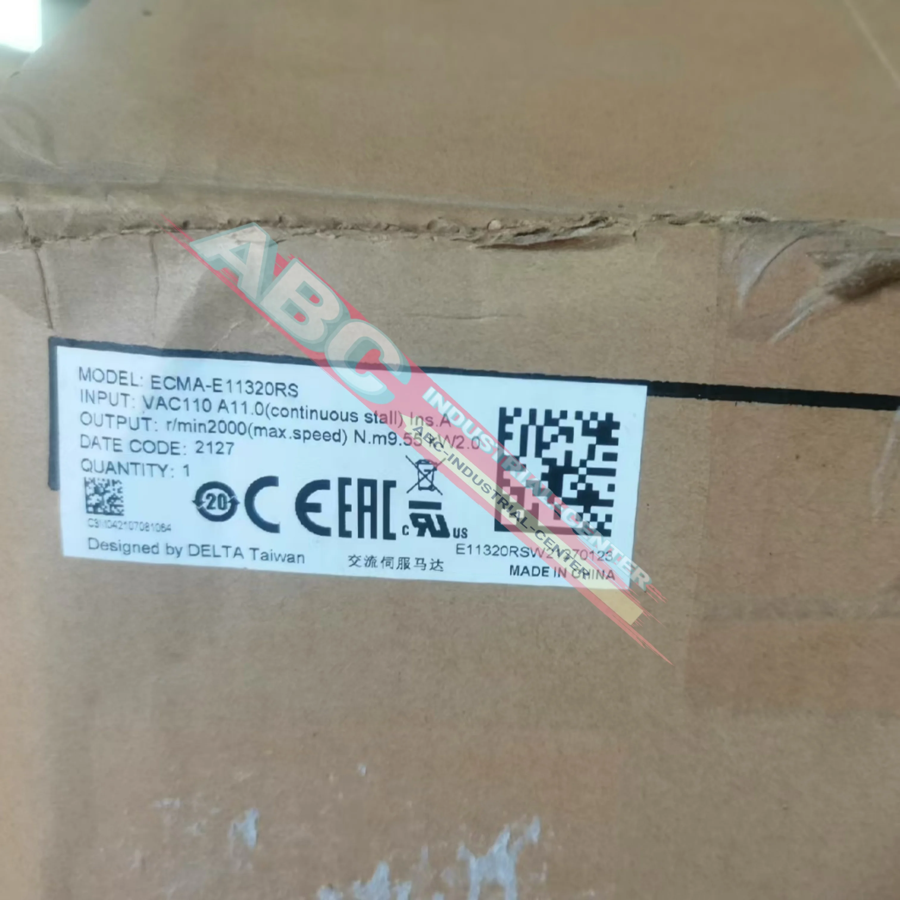 New  ECMA-E11320RS original ECMA-E11320SS  Servo motor
