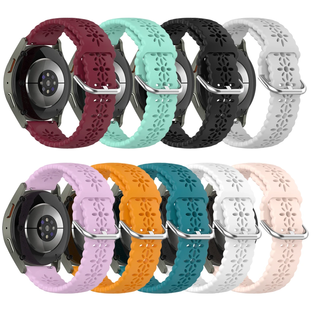 Дышащий ремешок для часов 20 мм 22 мм для Garmin Vivoactive 4 5 6 Venu 2 3 кв. силиконовый ремешок Forerunner 570 265 55 255 музыкальный браслет