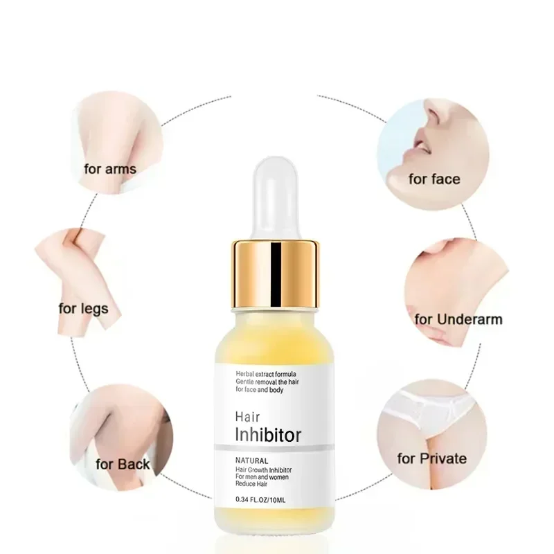 Permanant Hair Growth Removal Inhibitor Spray Beard Bikini Intimate Legs Body Armpit Painless Facial Stop Hair
