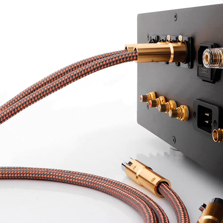 1 par de cables XLR Accuphase Edición 40 Aniversario, cable de audiofilo balanceado para micrófono, cable de extensión para micrófono de mezcla.