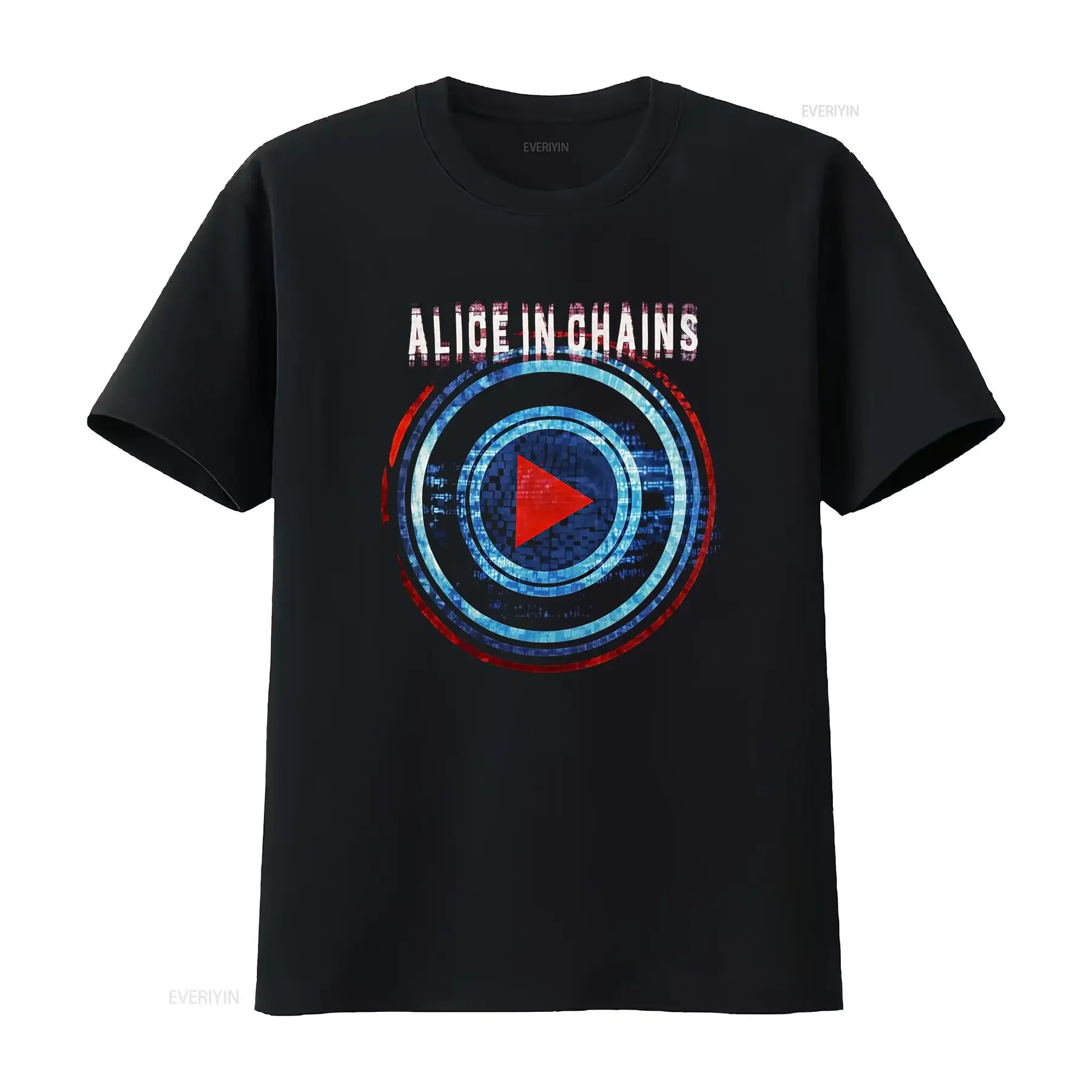 Alice In Chains Mens Played Here 2 Sided Tour T Shirt New Large vintage Washed Stylish Stretched Versatile graphic
