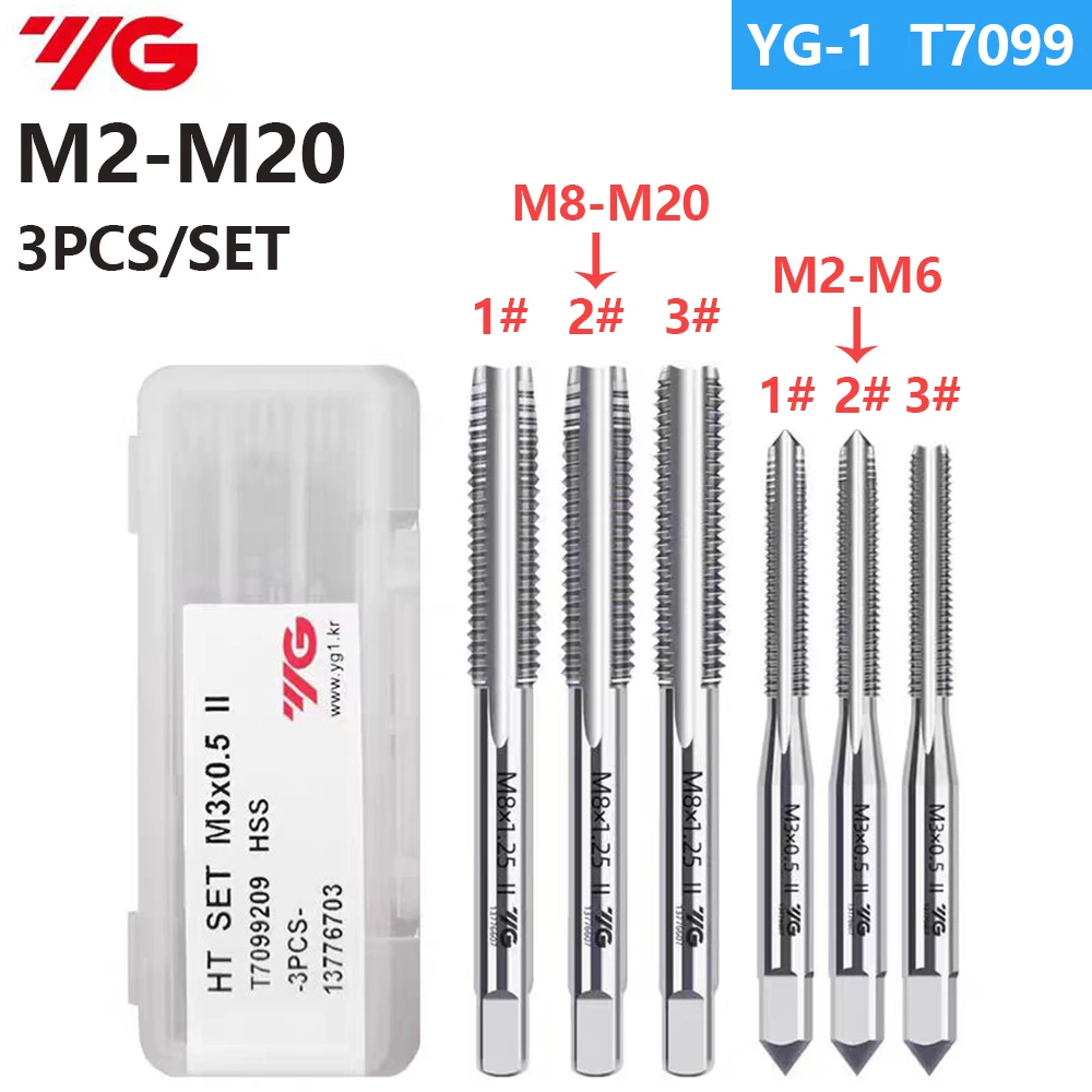 Torneira Hss 100 Original yg T7099 m3 m4 m5 m6 m8 M10 M12 M14 M16 Conjunto de Peças de Alta Qualidade