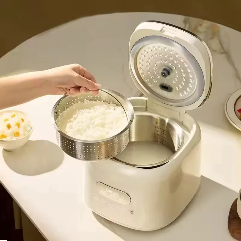 High Quality 2.5L Kitchen Multi-Function Digital Electric Mini Drum Low Sugar Rice Cooker With Stainless Steel Inner Pot